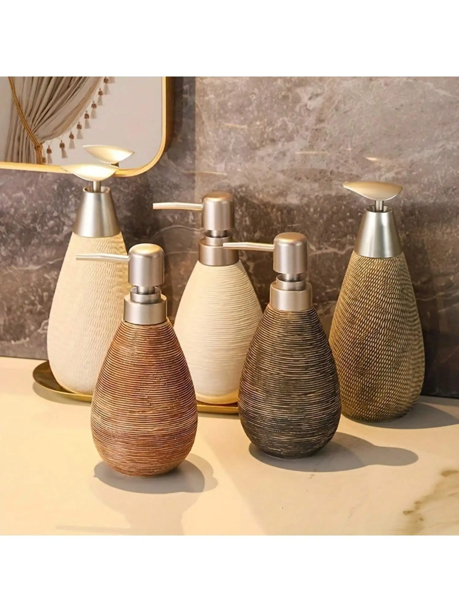 accessoire bain style pierre